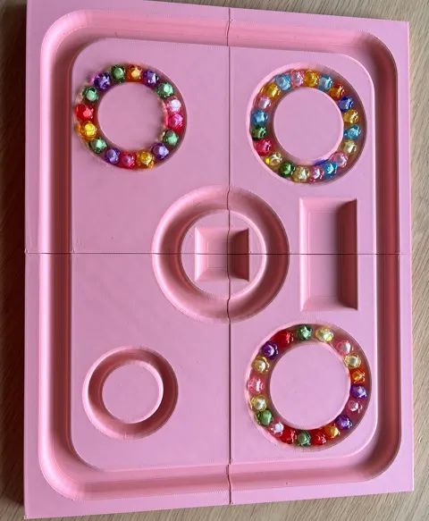 Base para Contas de Colar com Pinos