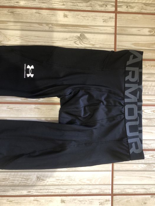 Компрессионные, термо лосины Under Armour с карманом