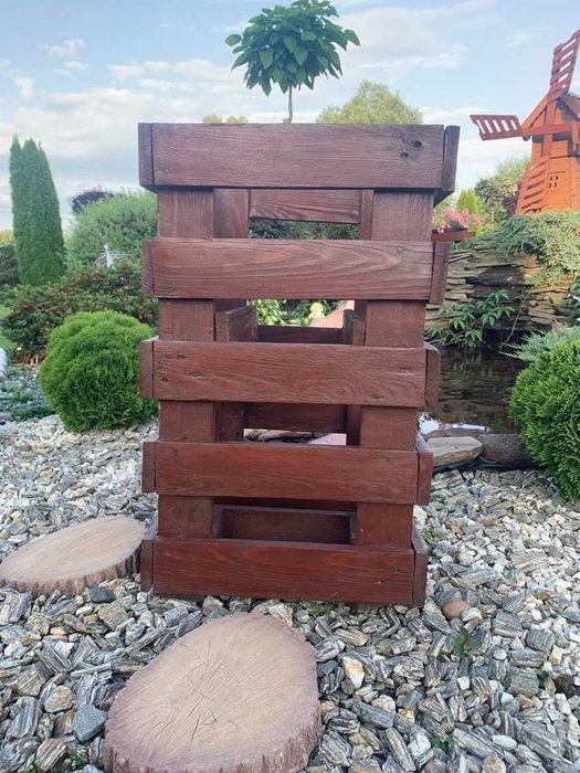 Korytka do wyboru brąz/biel