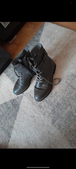 trzewiki trapery skórzane