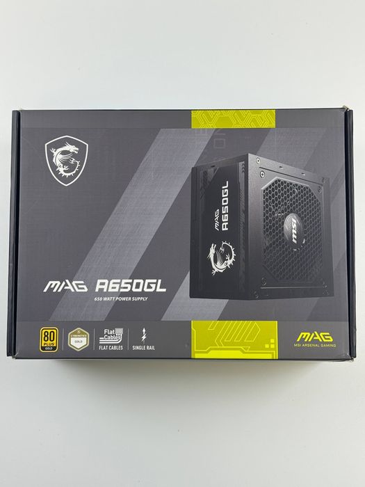 Блок живлення MSI MAG A650GL PCIE5 650W (‎306-7ZP8C11-CE0)
