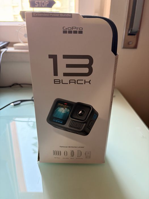 GoPro Hero 13 Black + Kit Extended Power + Lente Ultra Wide (Como Nova / Fatura)