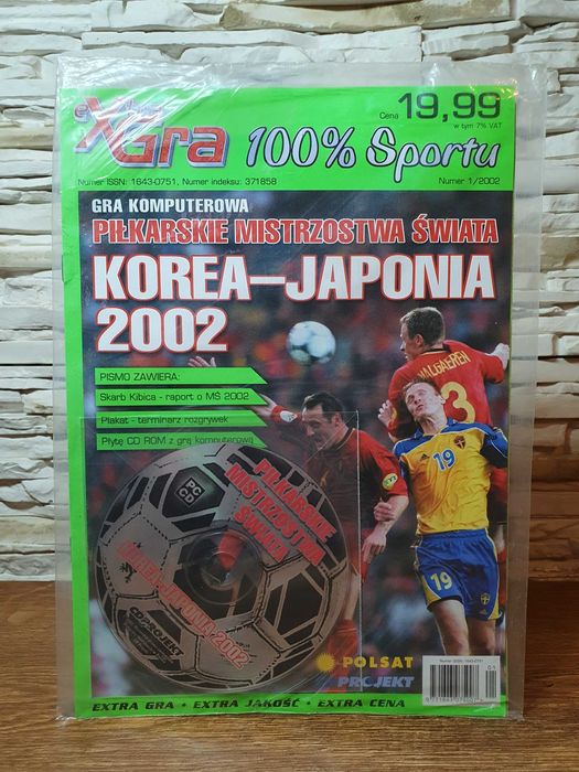 MŚ KOREA-JAPONIA 2002 - polskie wydanie eXtra Gra PL, FOLIA NOWA [PC]