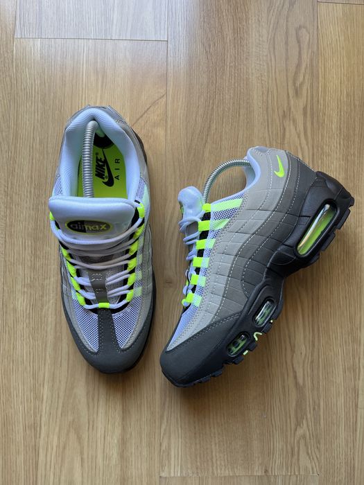 Nike Air Max 95 OG Neon Volt Black and Grey