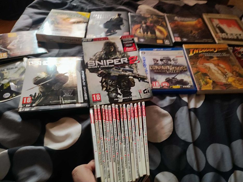 Płyty CD Action + inne gry CD