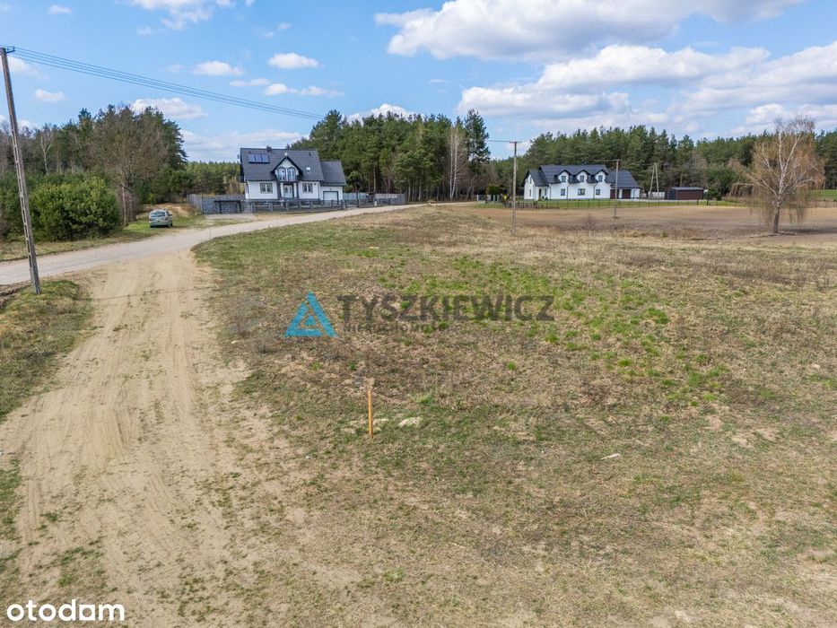 Działka 2458 m² z WZ na 2 domy 5 km od jeziora