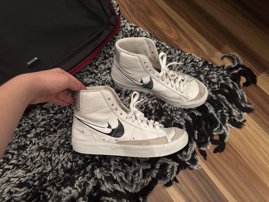 Nike Blazer Mid ’77 Vintage białe sneakersy 37 37,5
