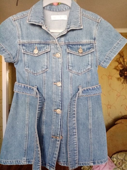 Джинсове плаття,, розмір 116