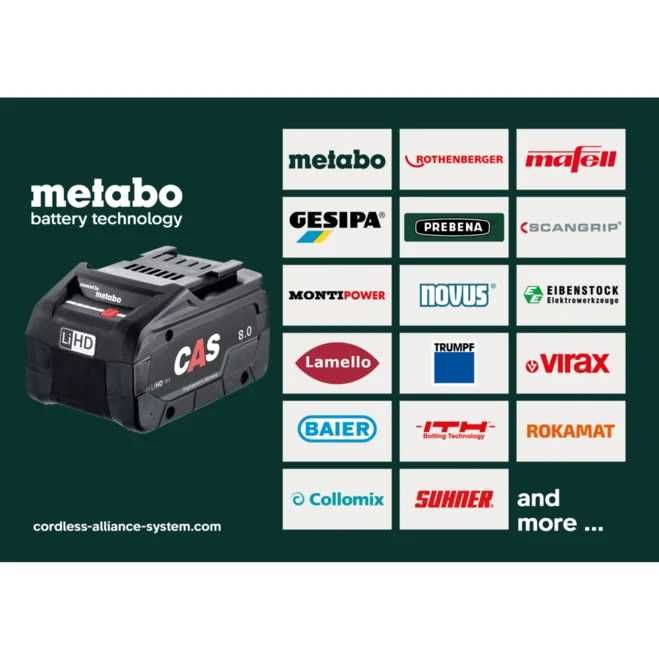 Metabo Akumul. zakrętak udarowy SSW 18 LTX 1450 BL   602401660