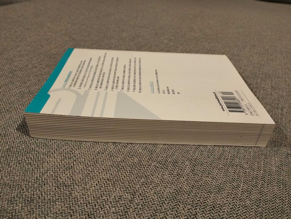 Livro técnico "Regulamentação de Segurança contra incêndio"