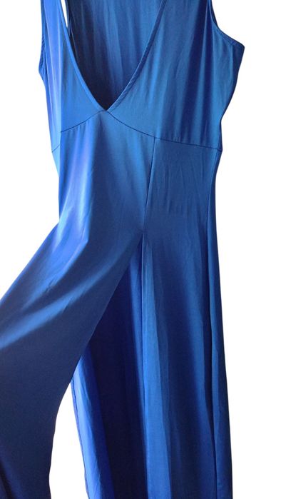 Długa Sukienka Damska Chabrowa