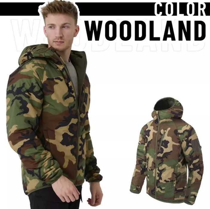 ‼️WOLFHOUND Hoodie Climashield Apex US Woodland куртка парка термо 7‼️
