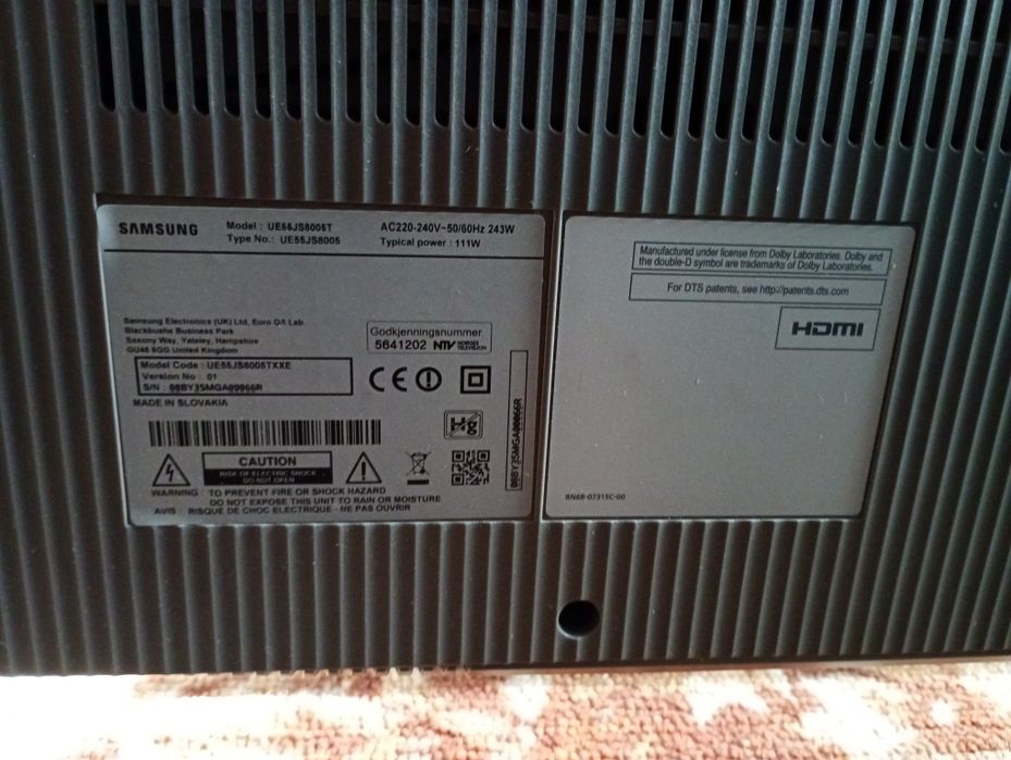 Samsung UE55JS8005 4k