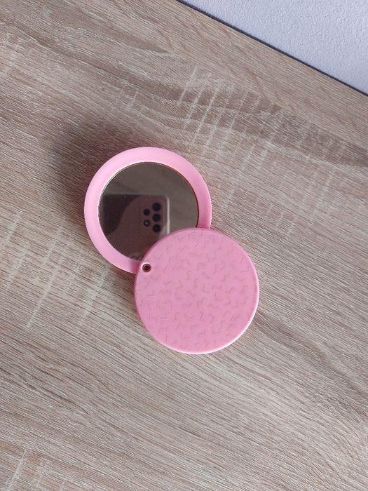 Mini lusterko różowe