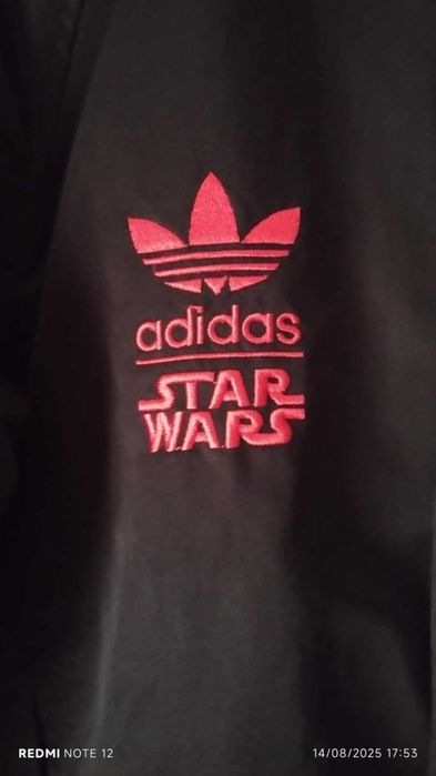 Blusão bomber Adidas x Star Wars Dark Side Imperials Varsity