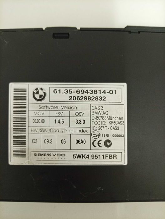 Cas 3 BMW E60/E61
