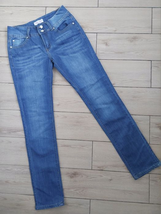 Jeansy damskie Mini Bleu M
