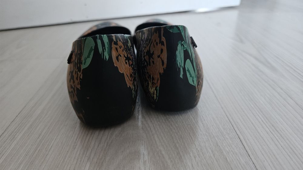 Buty baleriny melissa 38 mel czułenka czarne gumowe sandały meliski