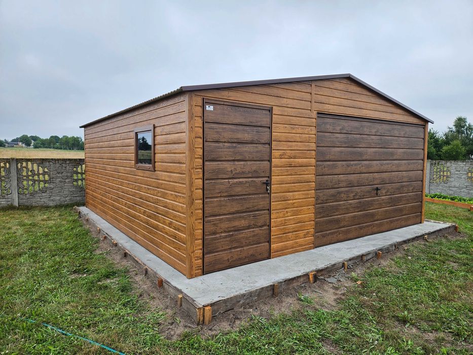 GARAŻ Drewnopodobny Hala Wiata Rolnicza Budka ogrodowa Magazyn Blaszak