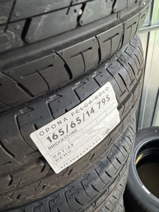 Komplet opon letnich 165/65/14 BRIDGESTONE Demo F-Vat
