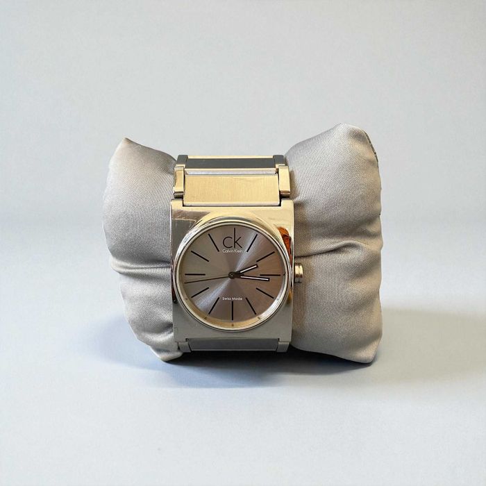 Zegarek męski damski | Calvin Klein Lady Epitome | srebrna bransoleta