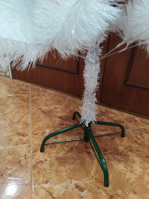 Árvore de natal branca casa quarto apartamento vivenda escritório gabi