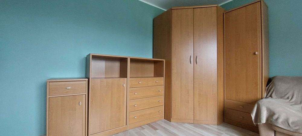 Meble zestaw segmentowy "POP-SYSTEM" BRW Olcha miodowa