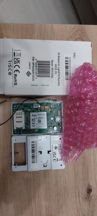 Moduł komunikacji Risco Lightsys RP512G4. LTE/4G Aplikacja