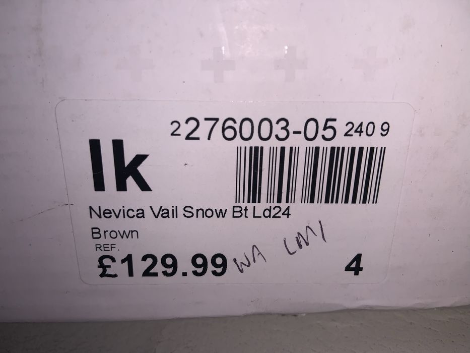 Чоботи туристичні жіночі зимові Nevica, 37 р.