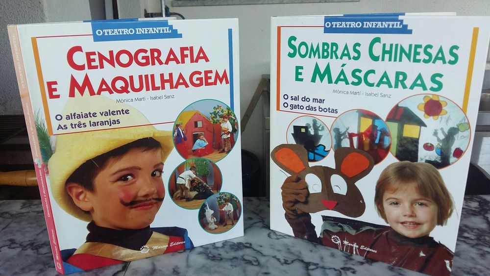 Coleção de livros "teatro infantil" com cd's