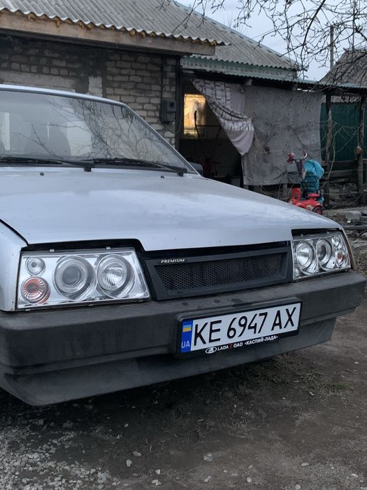 Фары с дхо и линзой на ваз 2108-2109-21099