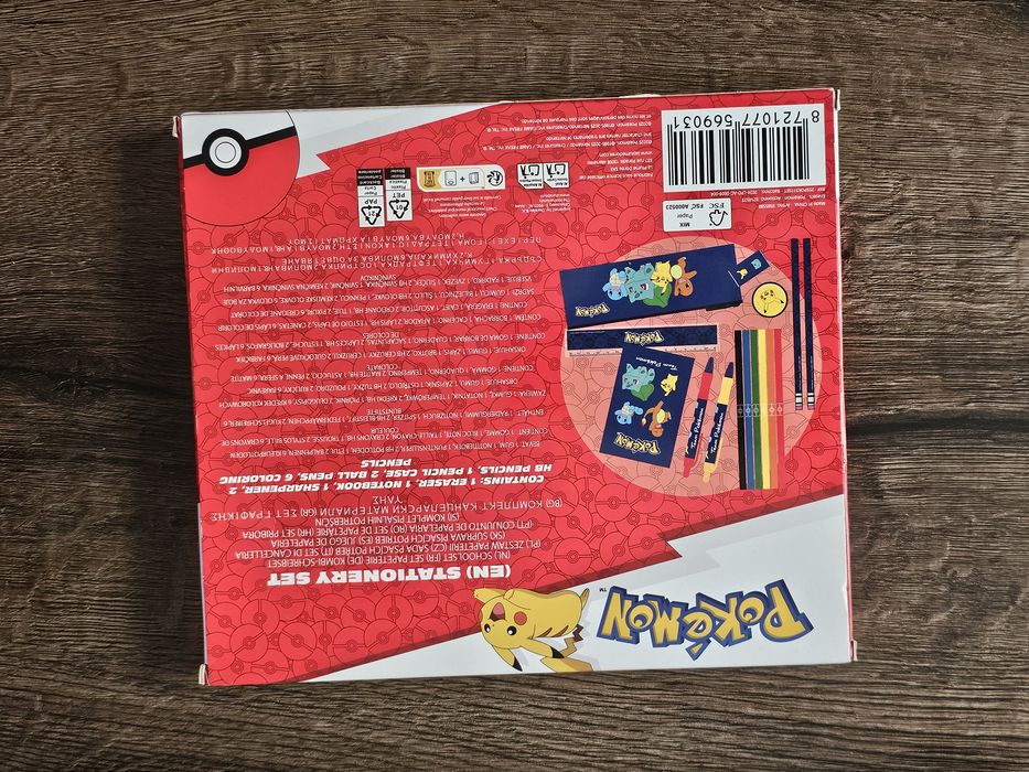 Nowy zestaw przyborów szkolnych Pokemon
