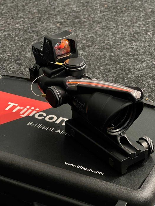 Прицел Trijicon ACOG USA + мини колиматор RMR, Триджикон для AR-15, АК ...