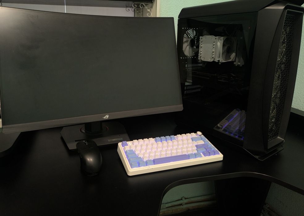 Ігровий пк Ryzen 5 5600/RX 6700 xt 12gb/32gb ddr4/SSD+ монітор 2к