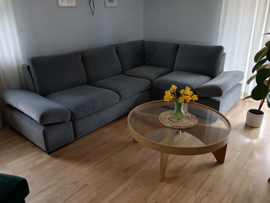 Narożnik sofa kanapa Helvetia z funkcją spania