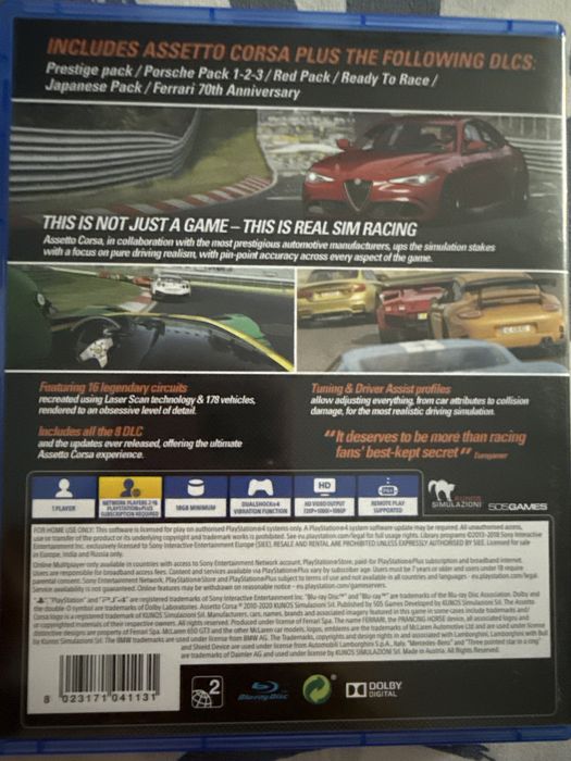 Assetto corsa playstation 4