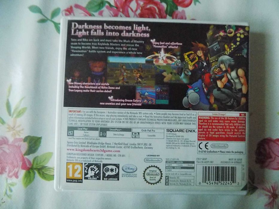 Kingdom Hearts 3D: Dream Drop Distance Nintendo 3DS/3DS XL New 3DS 2DS