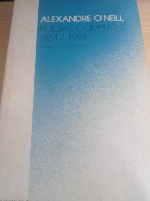 vendo livro  Alexandre o´neil poesias completas 1951/1981