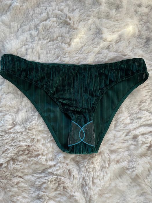 Asos 1x majtki damskie welurowe L