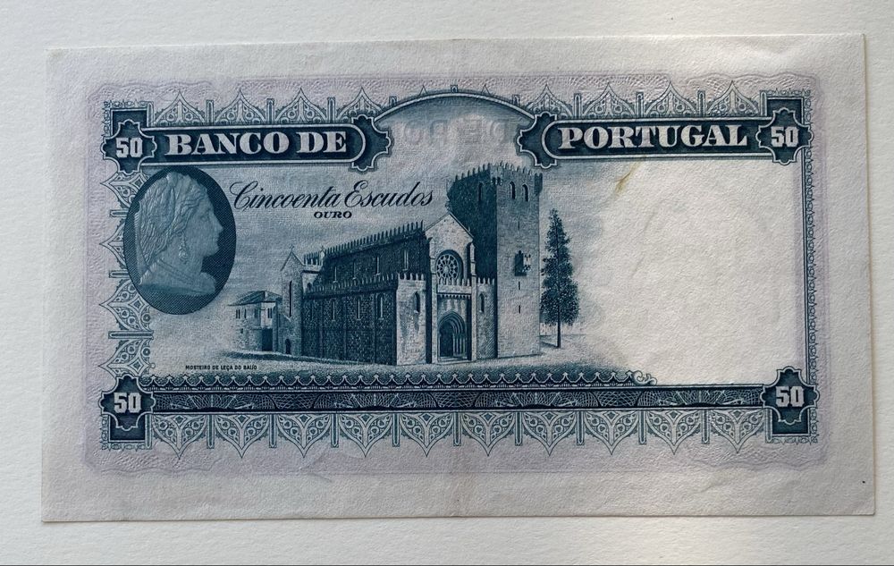 Nota 50$00 Escudos Ch. 6 - Ramalho Ortigao 03/03/1938 RARA