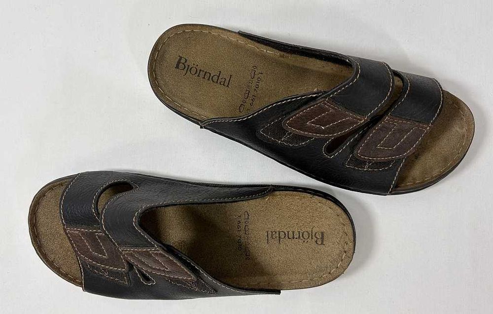 Buty klapki męskie brązowe Rozmiar 43