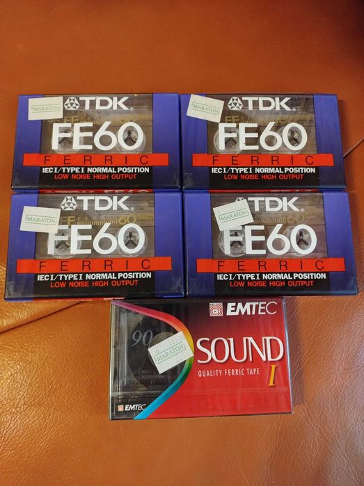 Kasety magnetofonowe nowe czyste