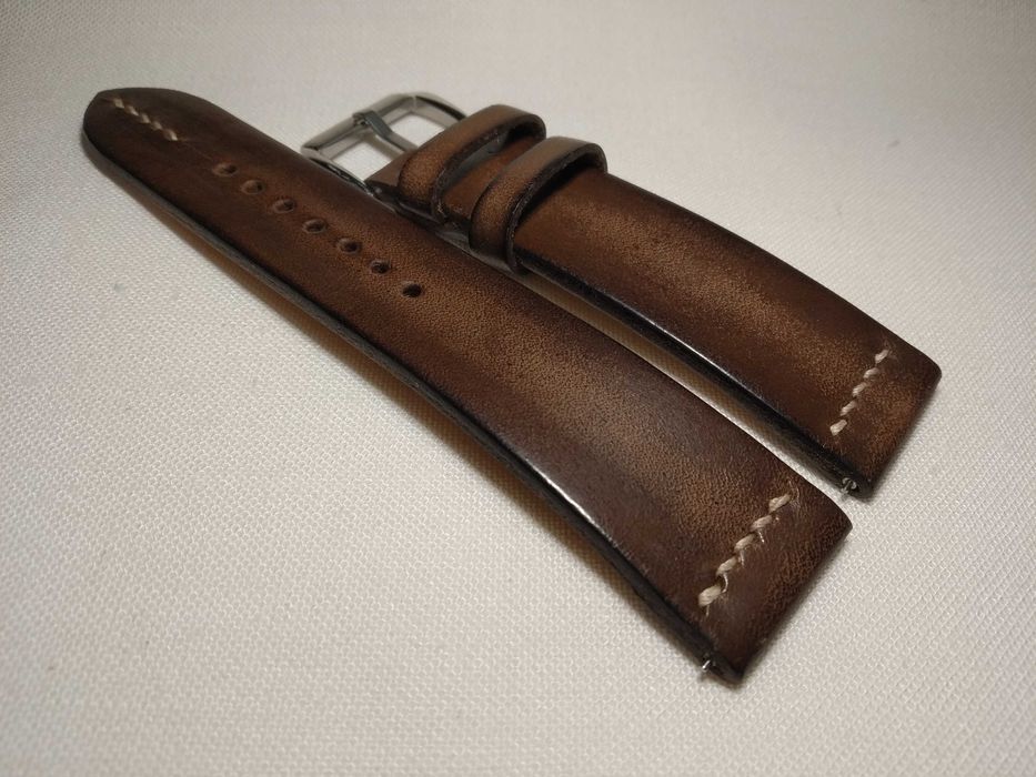 Pasek skórzany do zegarka 22 mm - szybki montaż