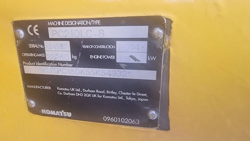 Єкскаватор Komatsy PC 210 LC
