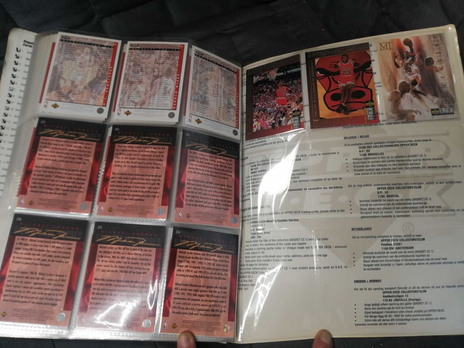 Album kolekcjonerskich kart NBA z 1994/1995