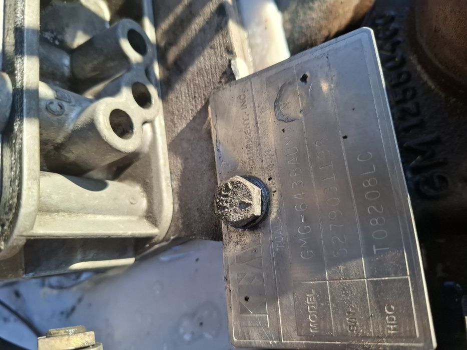 Silnik v6 vortec GM 4.3 wózek maszynowy v 6 wentylator  alternator