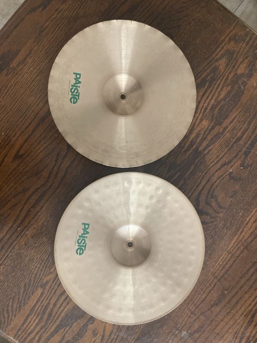 Paiste 1000 hi hat 14” x 2 szt , Ride 20”