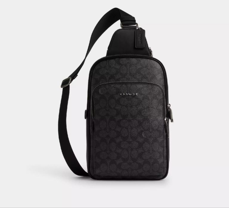 Чоловіча сумка Coach Ethan Pack In Signature Canvas