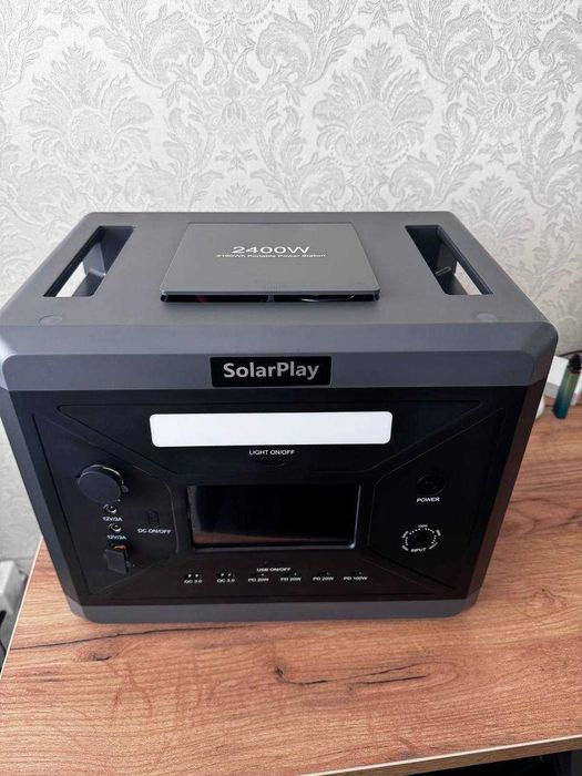 SolarPlay Q2501 2160 Wh мощная портативная зарядная станция 2400w.