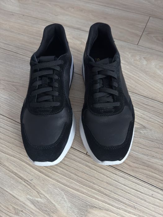 Czarne męskie sneakersy Geox  RESPIRA
